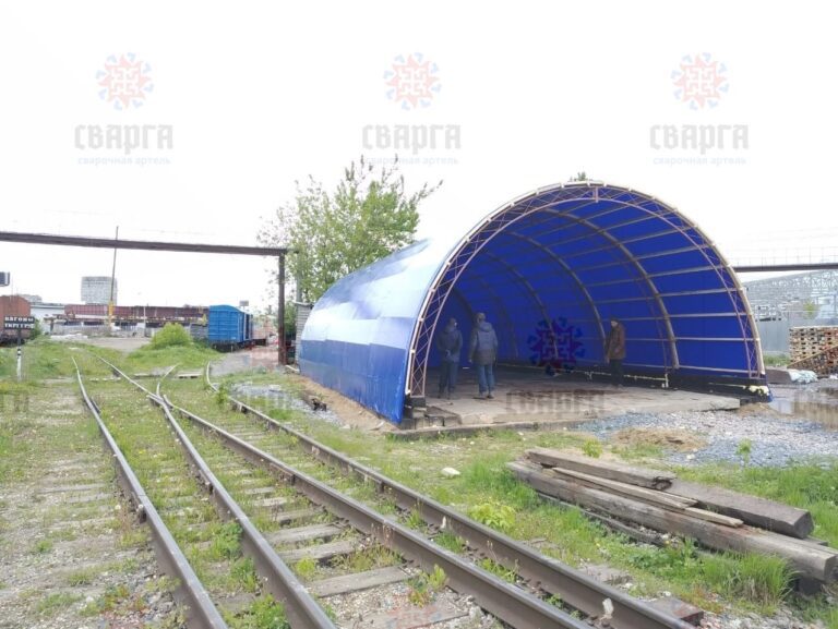 АНГАР КАРКАСНЫЙ АРОЧНЫЙ – 7.5х12 м